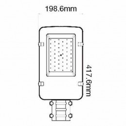 Armatura Stradale Led V-Tac Pro 4000k 6400k IP65 Sku 525 Sku 526