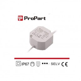 ProPart Alimentatore IP67 Stagno Per Telecamere/Lampade/Strisce Led 12v Dc 20W 1.67A  (impermeabile)