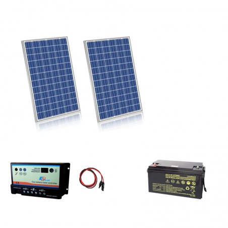 Kit pannello solare da 50W caricabatteria da 12 Volt
