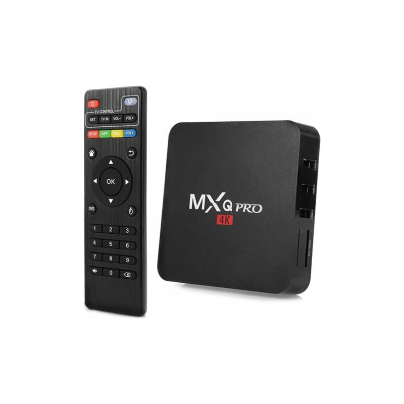 Smart TV BOX 4K MXQ PRO Android 7.0 2GB RAM 8GB ROM ipTv Wi Fi